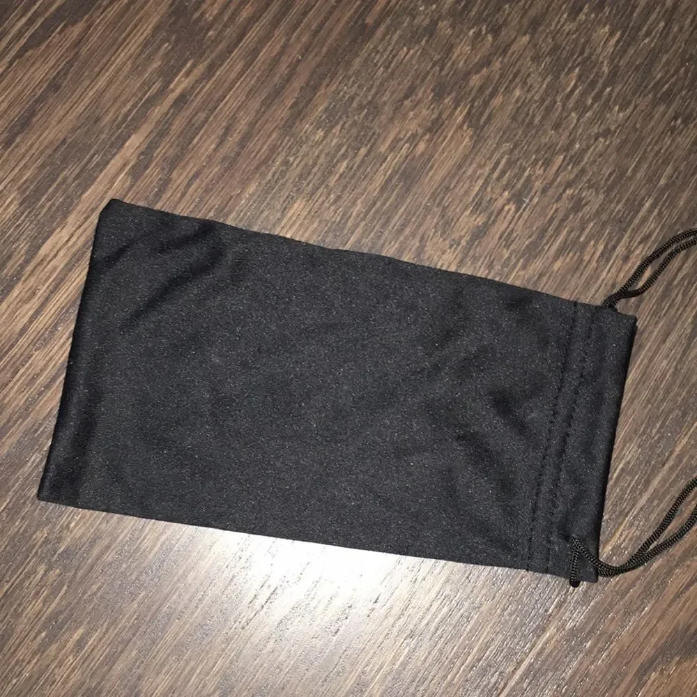 Soft black Black Ice sunglasses protector eyeglass bag case